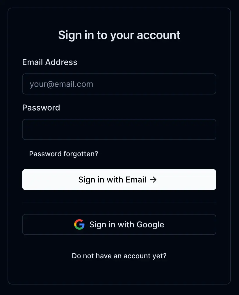 Sign in